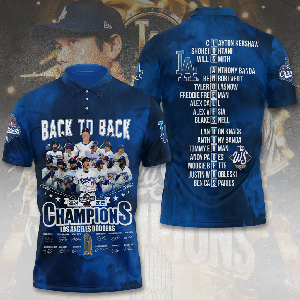 Los Angeles Dodgers World Series 2025 3D Apparel – TANTN18345