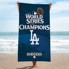 Los Angeles Dodgers World Series 2025 Rectangle Beach Towel – TANTN18142