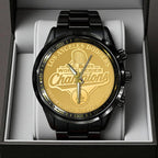 Los Angeles Dodgers World Series 2025 Black Stainless Steel Watch – TANTN18125