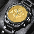 Los Angeles Dodgers World Series 2025 Black Stainless Steel Watch – TANTN18125