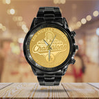 Los Angeles Dodgers World Series 2025 Black Stainless Steel Watch – TANTN18125