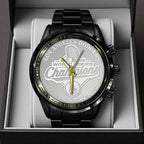 Los Angeles Dodgers World Series 2025 Black Stainless Steel Watch – TANTN18146