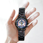 Personalized Los Angeles Dodgers World Series 2025 Black Stainless Steel Watch – TANTN18224