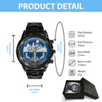 Los Angeles Dodgers World Series 2025 Black Stainless Steel Watch – TANTN18570