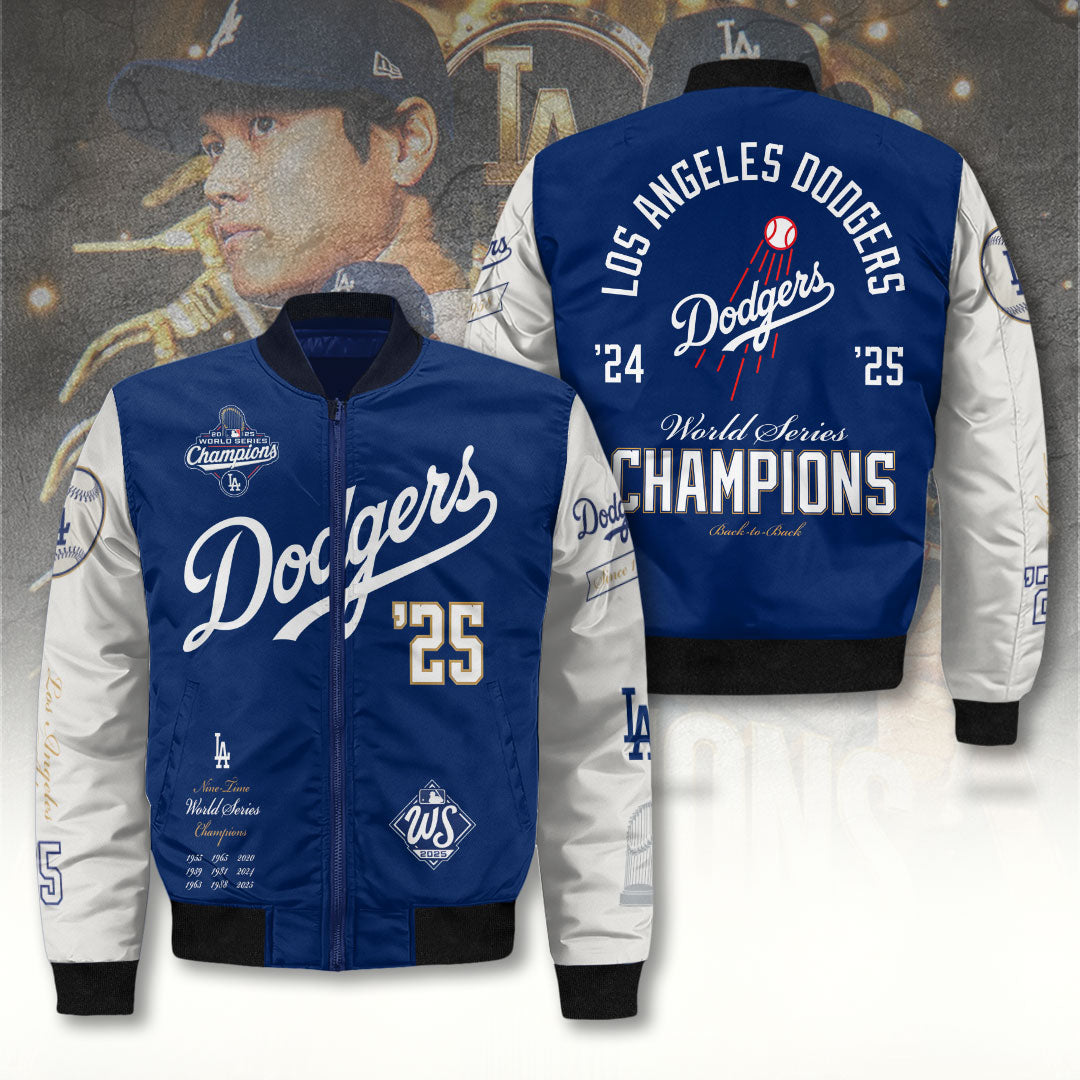 Los Angeles Dodgers World Series 2025 3D Bomber Jacket – TANTN18076