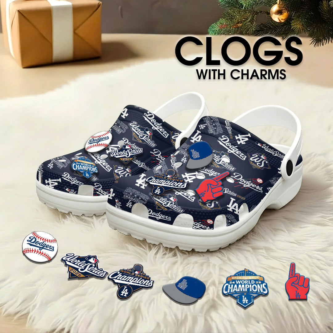 Los Angeles Dodgers World Series 2025 Custom Clogs – TANTN19039