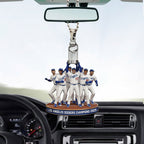 Los Angeles Dodgers World Series 2025 Custom shape 2-sided Acrylic Car Ornament – TANTN18238