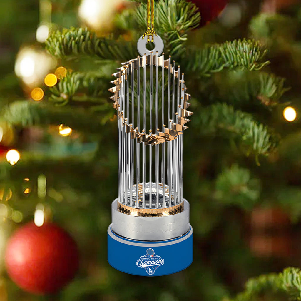 Los Angeles Dodgers World Series 2025 Custom Shape 2-sided Acrylic Ornament – TANTN18143