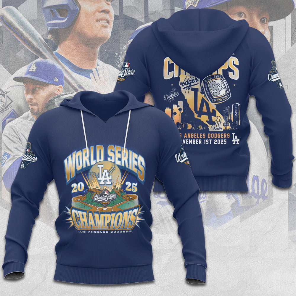 Los Angeles Dodgers World Series 2025 3D Apparel – TANTN18247