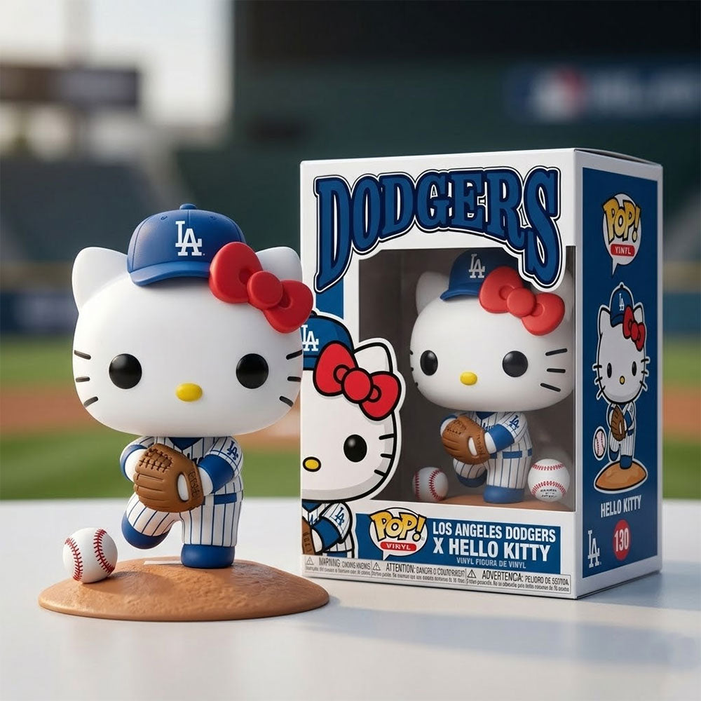 Los Angeles Dodgers x Hello Kitty 3D Collectible Vinyl Figure – TMTHU5501