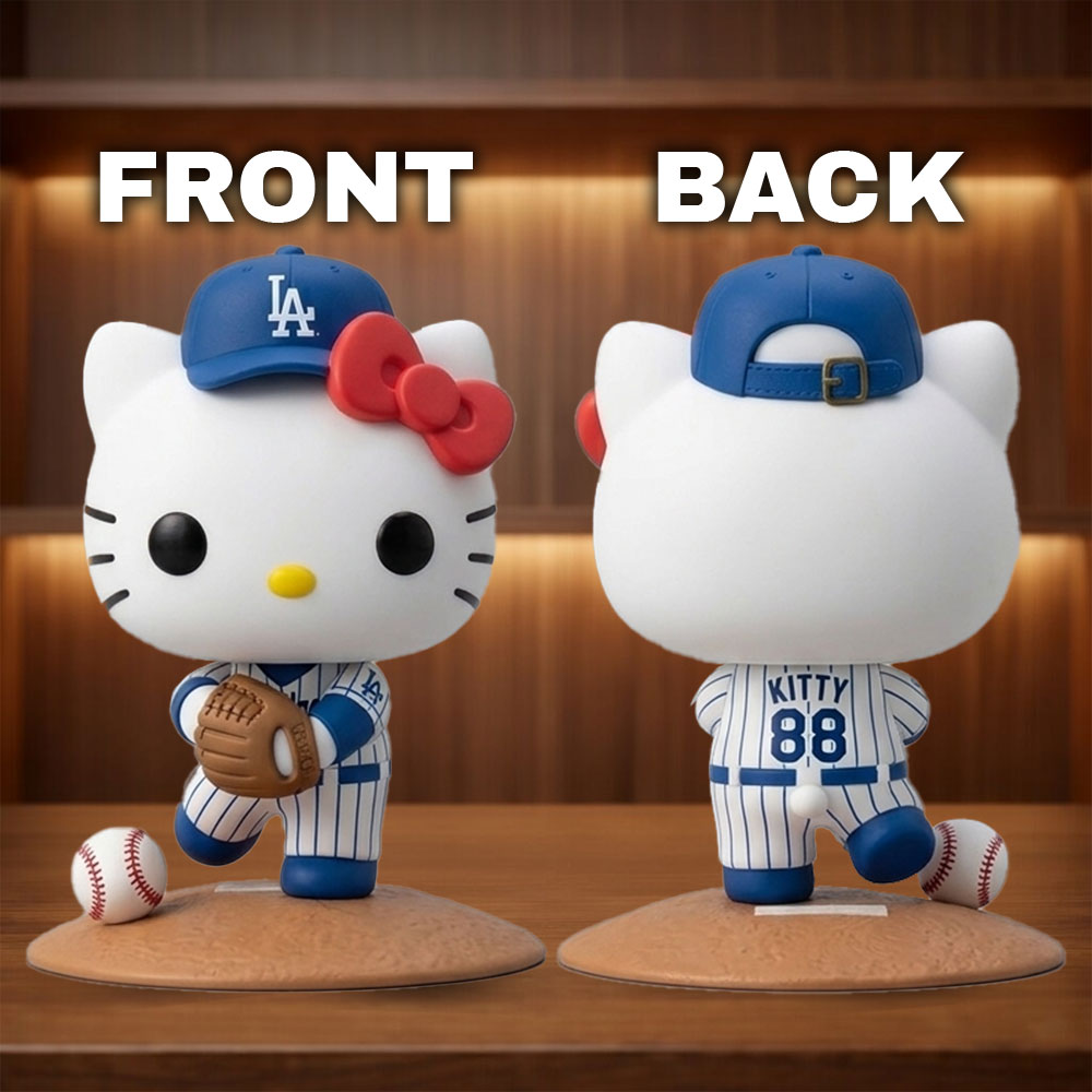 Los Angeles Dodgers x Hello Kitty 3D Collectible Vinyl Figure – TMTHU5501