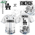 Los Angeles Dodgers x One Piece Jersey 2026 Luffy Gear 5
