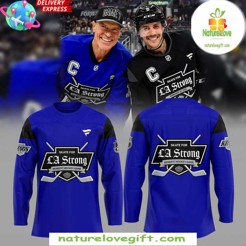 Los Angeles Kings 2026 Blue Jersey LA Strong Hockey