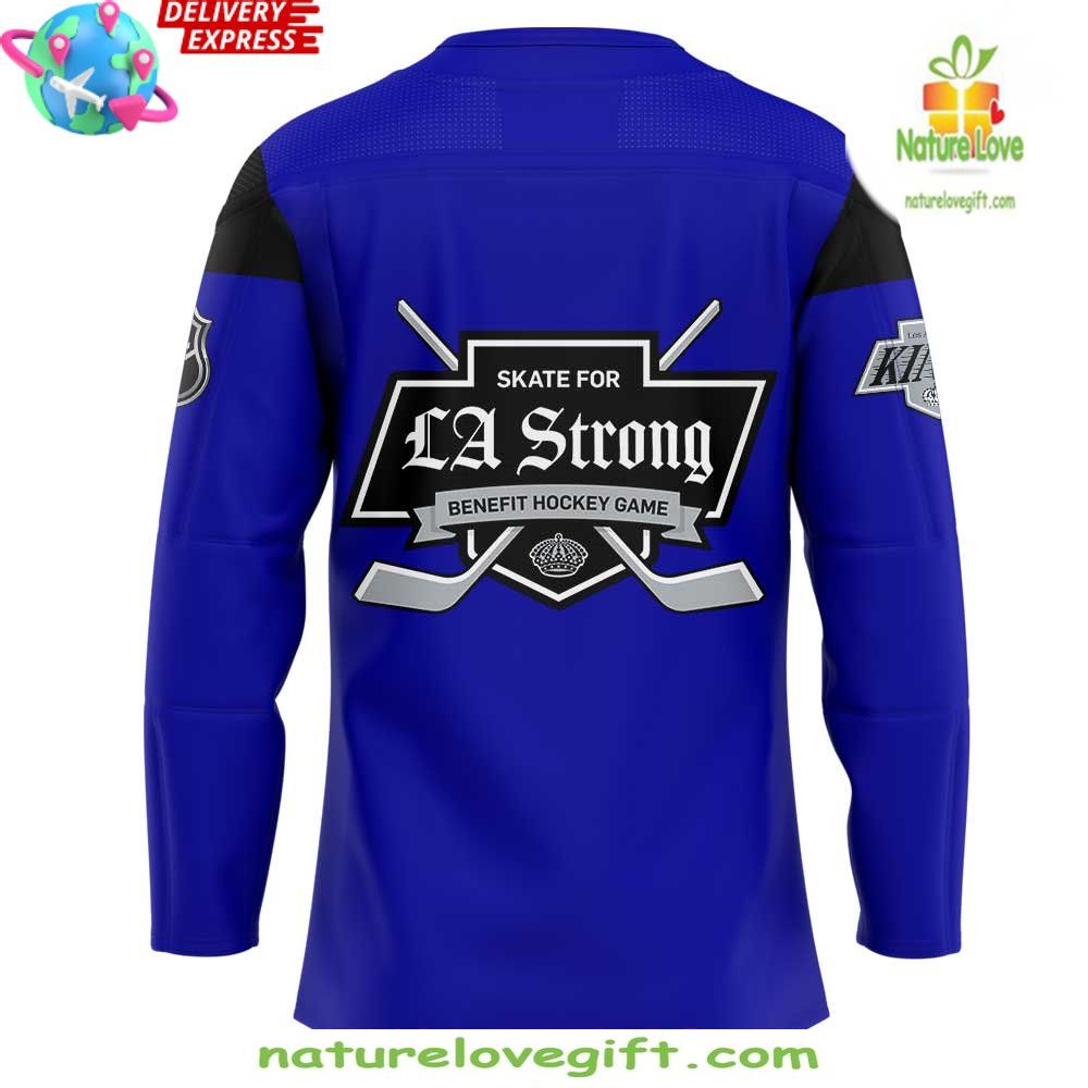 Los Angeles Kings 2026 Blue Jersey LA Strong Hockey