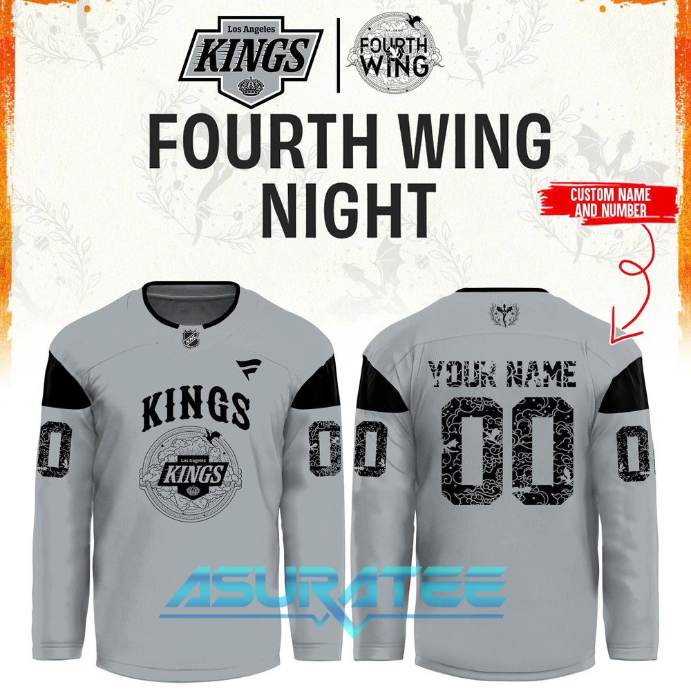 Los Angeles Kings x Fourth Wing Night 2026 Hockey Jersey