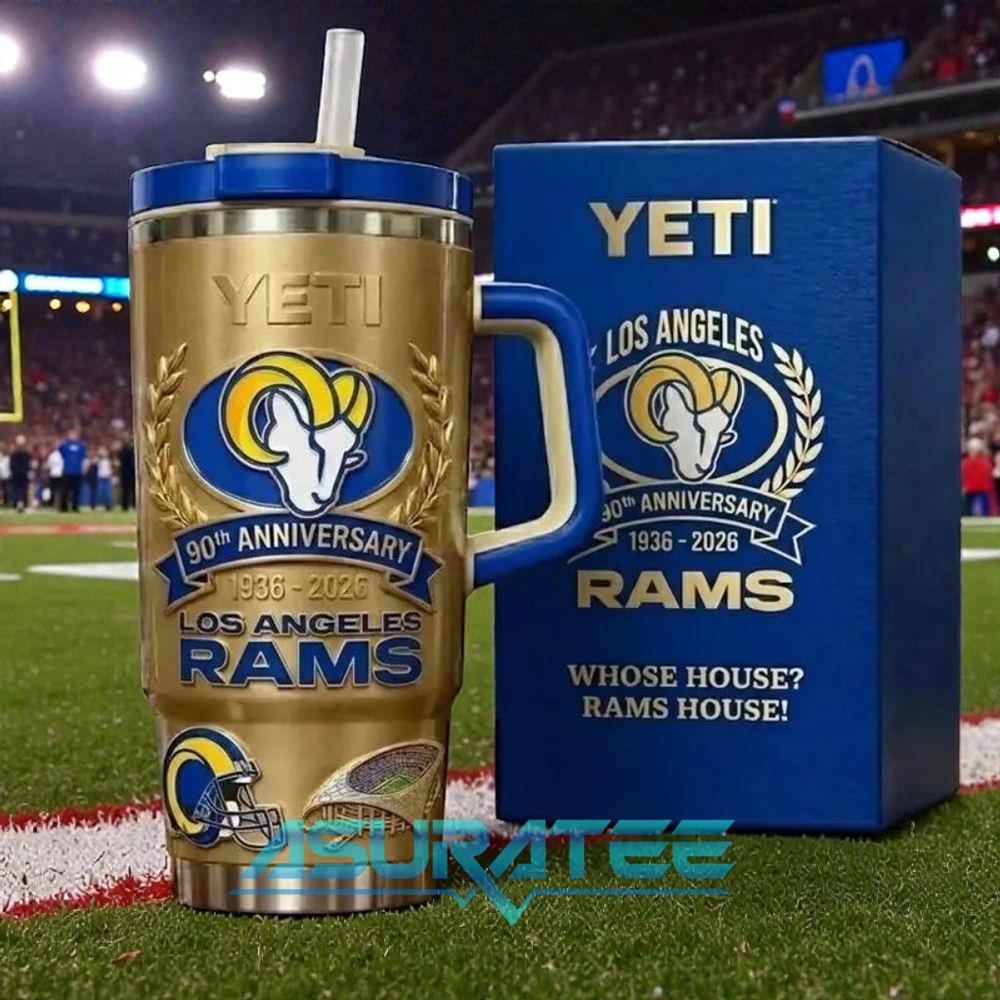 Los Angeles Rams 90th Anniversary Limited Edition YETI Tumbler