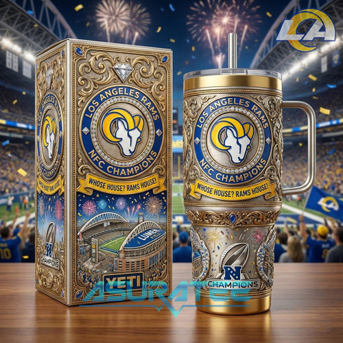 Los Angeles Rams NFC Champions Limited Edition YETI Tumbler