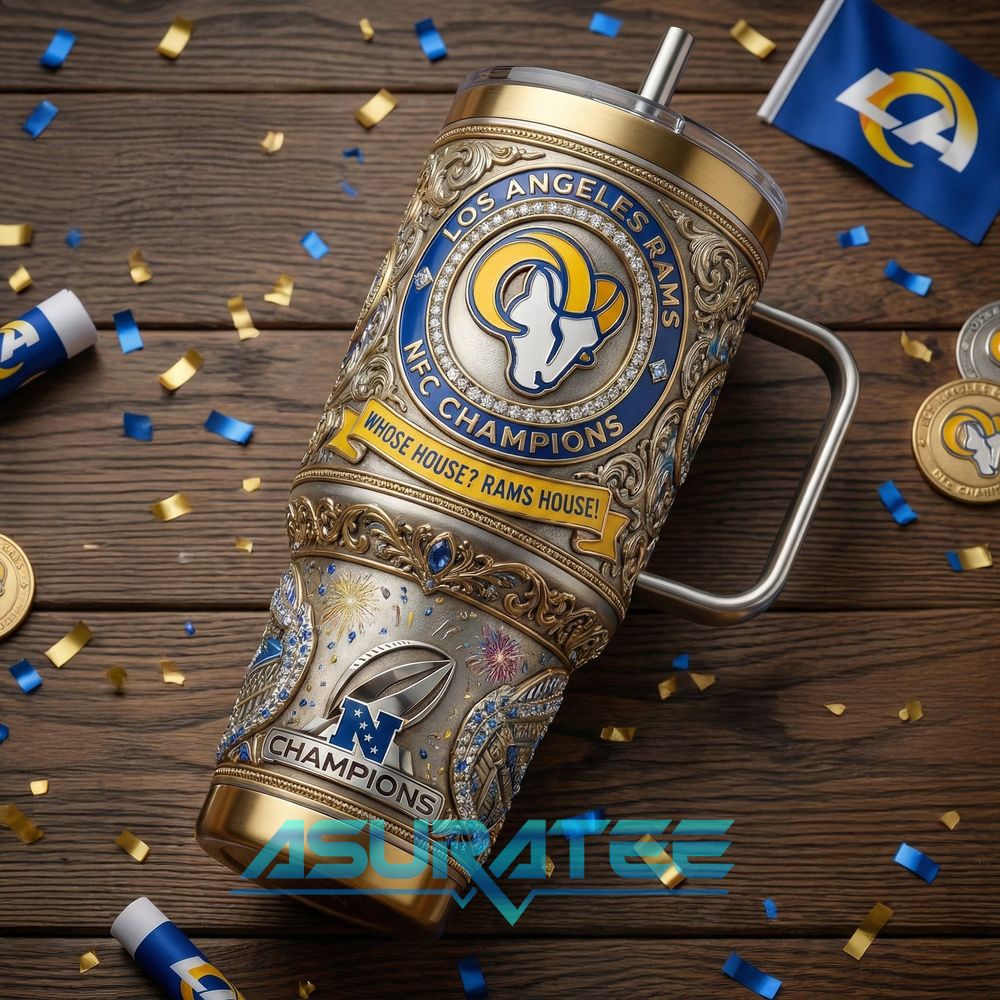 Los Angeles Rams NFC Champions Limited Edition YETI Tumbler