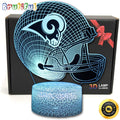Los Angeles Rams Night Light 3D Illusion LED Lamp