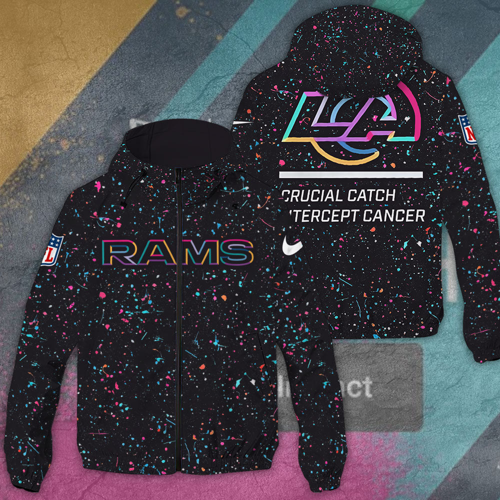 Los Angeles Rams 3D Windbreaker Jacket – TANTN15780