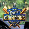 Los Angeles Dodgers Custom shape 2-sided Acrylic Car Ornament – TMTHU1866