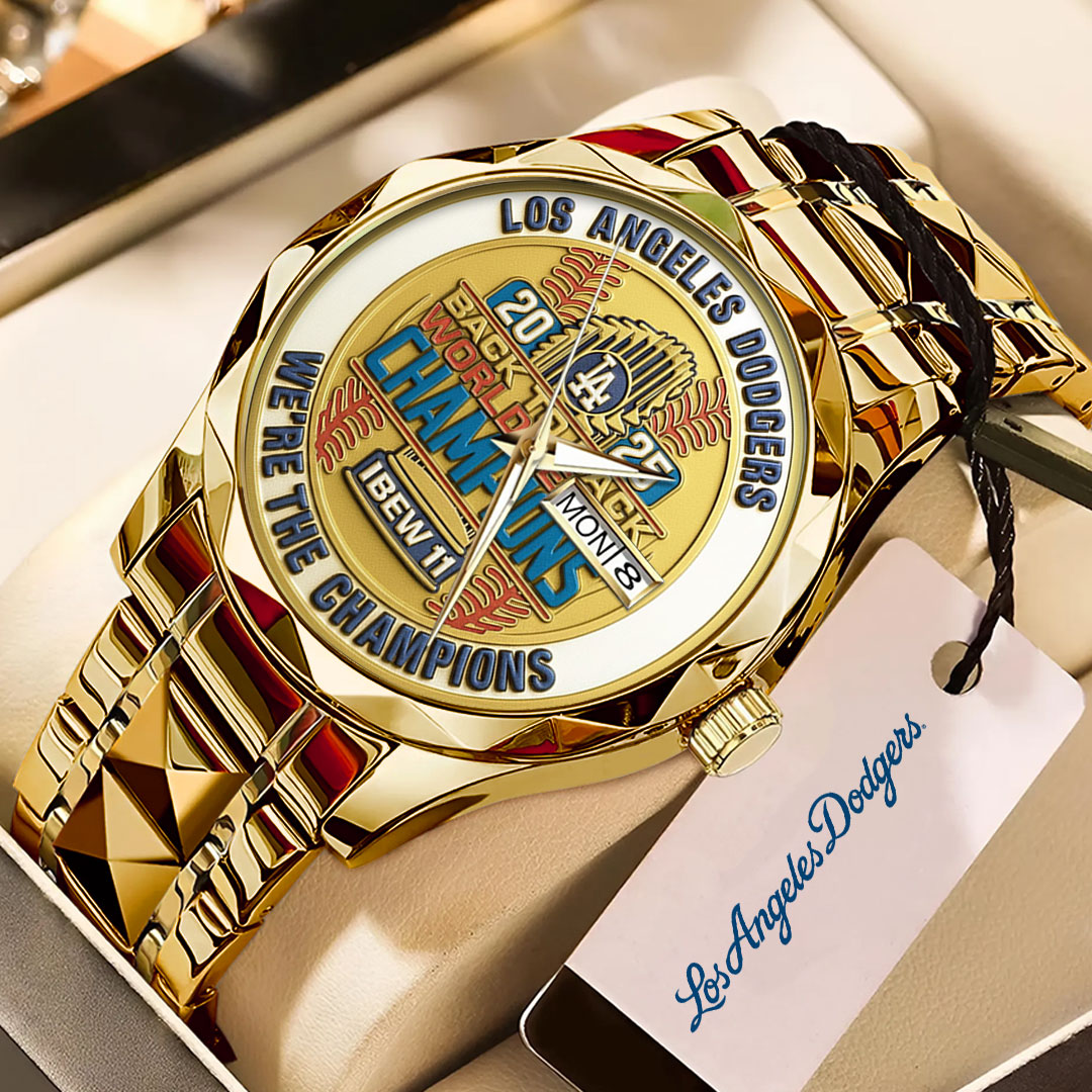 Los Angeles Dodgers Alloy Luxury Quartz Watch – TMTHU2342