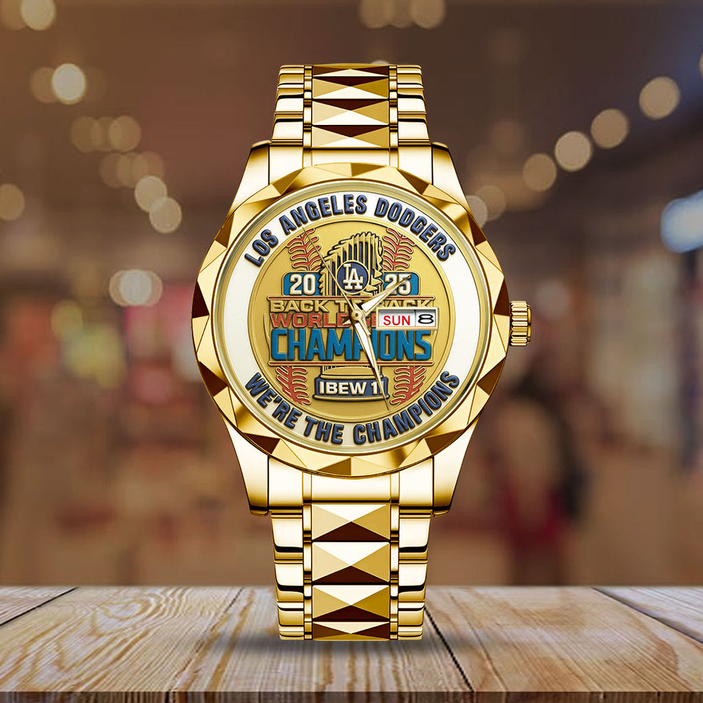 Los Angeles Dodgers Alloy Luxury Quartz Watch – TMTHU2342