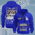 Los Angeles Dodgers 2025 World Series Champions 2D Quarter Zip Hoodie – HOATT14499