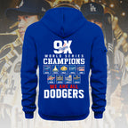 Los Angeles Dodgers 2025 World Series Champions 2D Quarter Zip Hoodie – HOATT14354