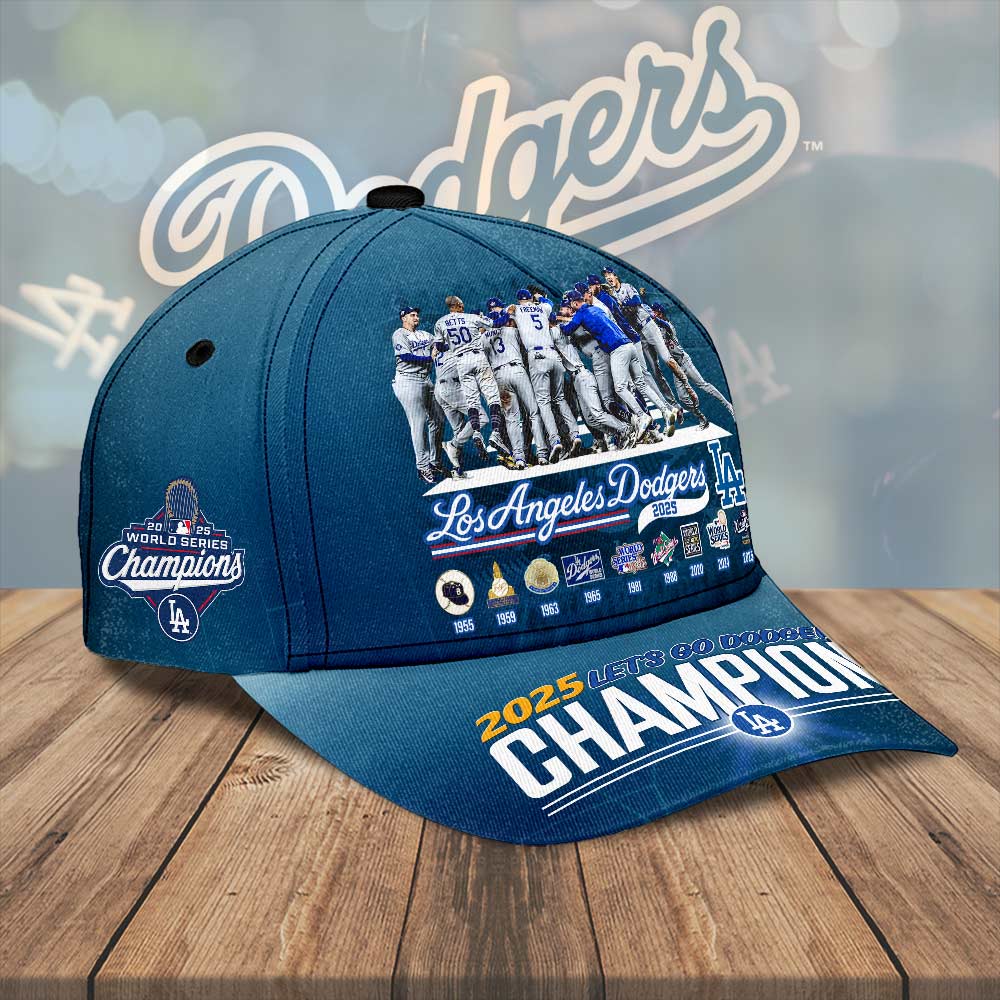 Los Angeles Dodgers 2025 World Series Champions Classic Cap – HOATT14397