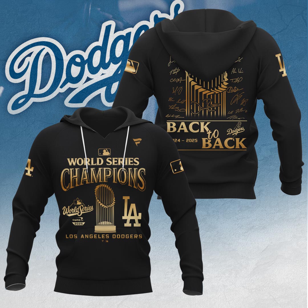 Los Angeles Dodgers 2025 World Series Champions 3D Apparel – HOATT14296