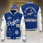 Los Angeles Dodgers 2025 World Series Champions Varsity Jacket – TMTHU1855
