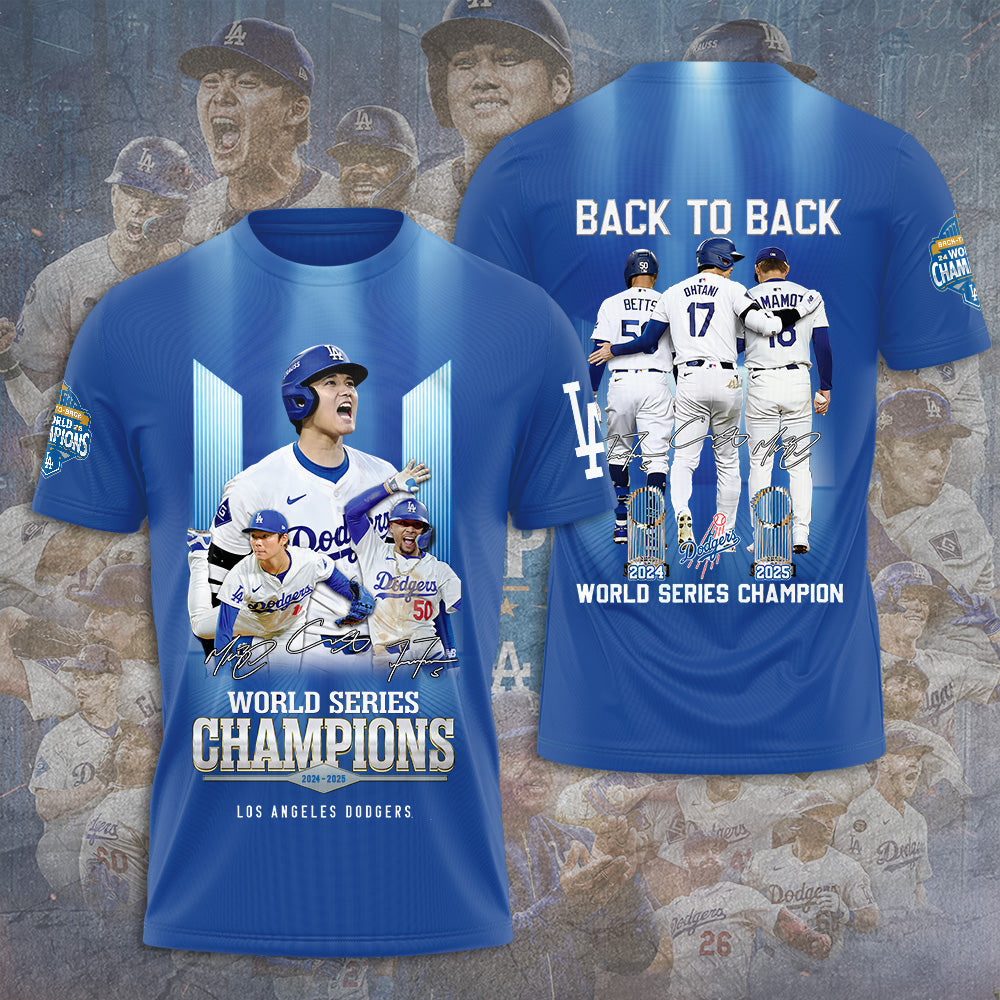 Los Angeles Dodgers World Series 2025 3D Apparel – TANTN18414