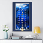 Los Angeles Dodgers World Series 2025 Rectangle Canvas With Inner Frame – TANTN18071