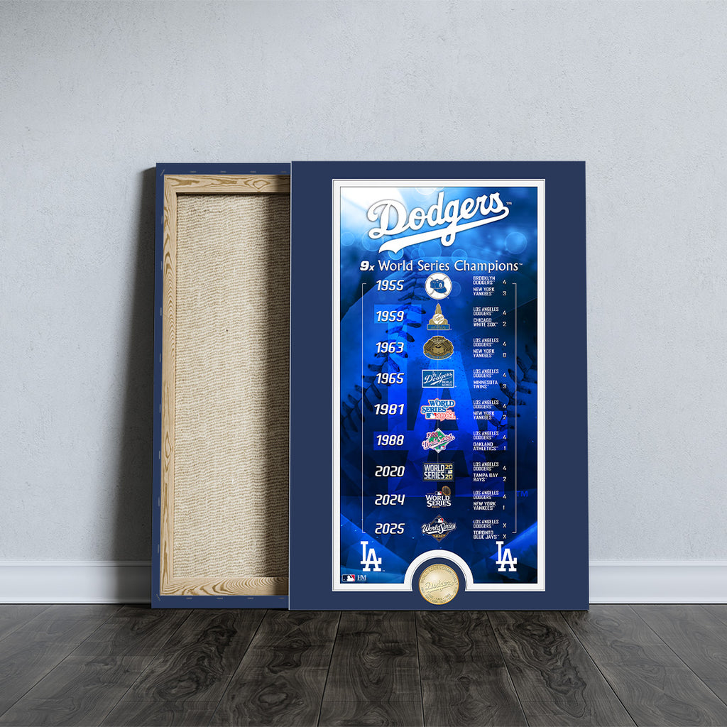 Los Angeles Dodgers World Series 2025 Rectangle Canvas With Inner Frame – TANTN18071