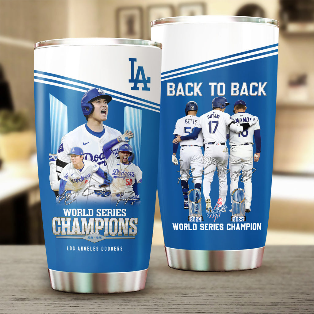 Los Angeles Dodgers World Series 2025 Tumbler Cup – TANTN18233