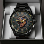 The Lost World: Jurassic Park 30th Anniversary Black Stainless Steel Watch - TMTHU8707