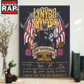 Lynyrd Skynyrd 60th Anniversary 1964-2024 Thank You For The Memories Signature Poster Canvas Art