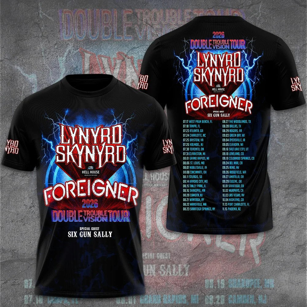 Lynyrd Skynyrd Tour 2026 3D Apparel – GNE8275