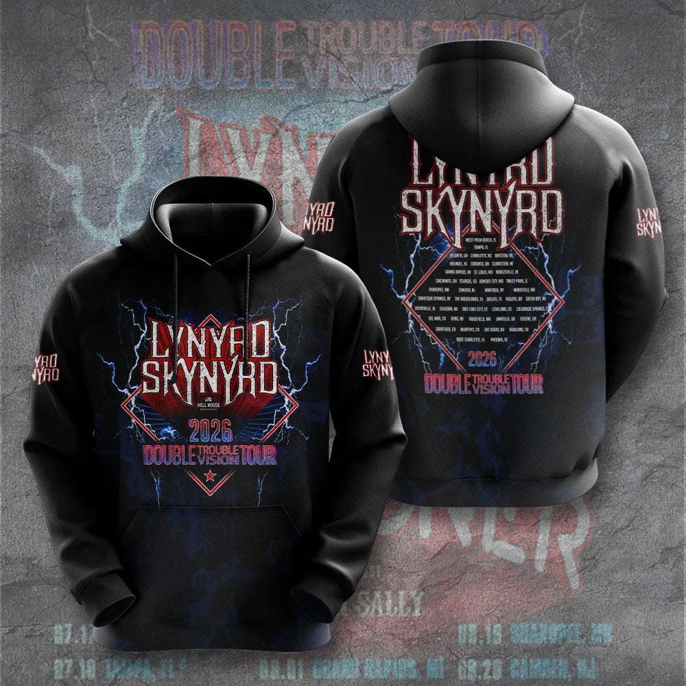 Lynyrd Skynyrd Tour 2026 3D Apparel – GNE8276