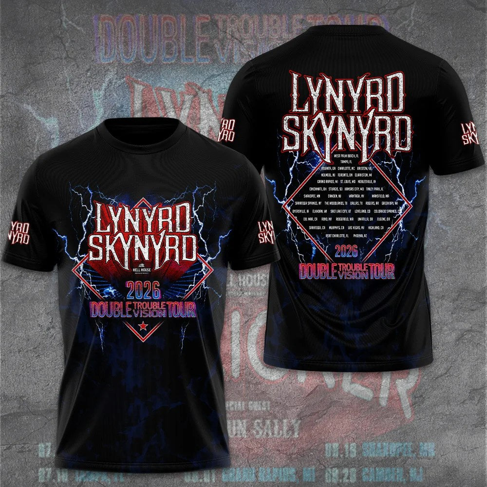 Lynyrd Skynyrd Tour 2026 3D Apparel – GNE8276