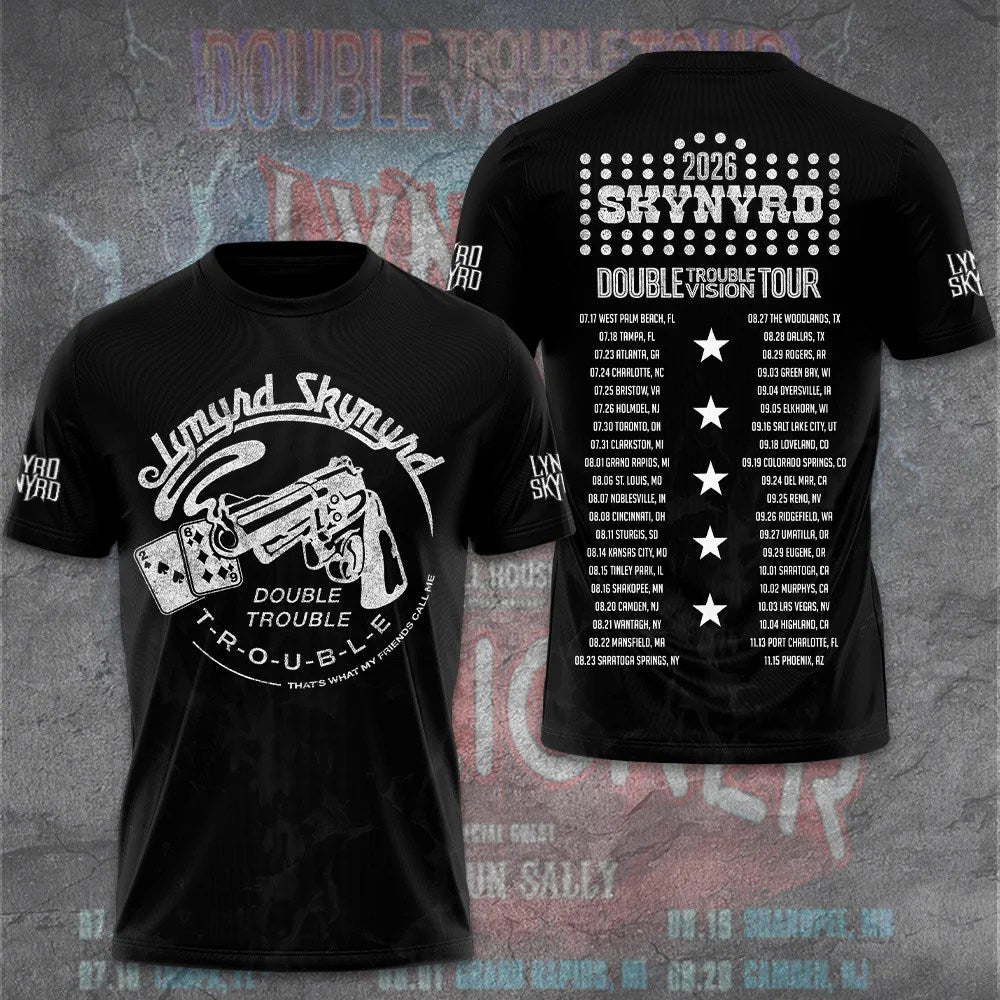 Lynyrd Skynyrd Tour 2026 3D Apparel – GNE8280