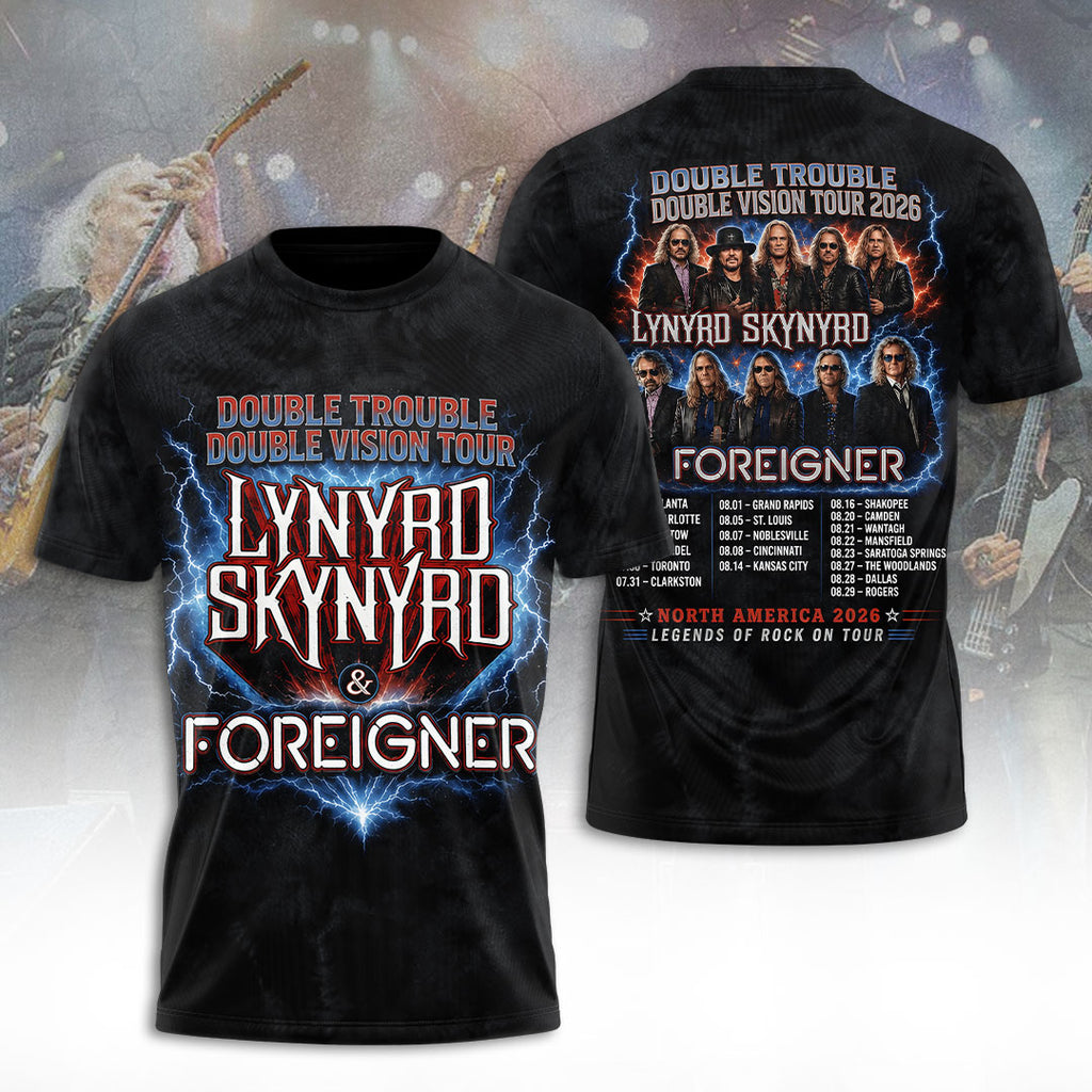 Lynyrd Skynyrd Tour 2026 3D Apparel – TANTN24588