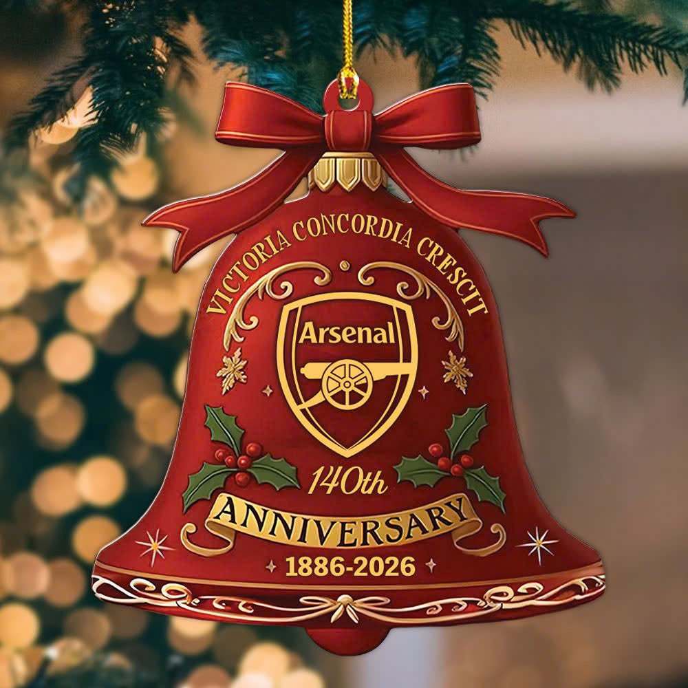 Arsenal FC 140th Anniversary Custom Shape 2-sided Acrylic Ornament – MAITM14064