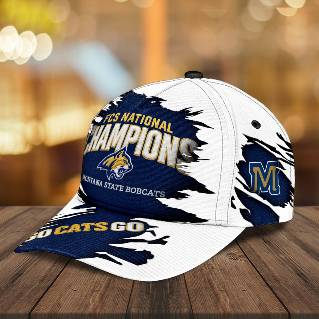 Montana State Bobcats Football 2025 National Champions Classic Cap – MAITM14481