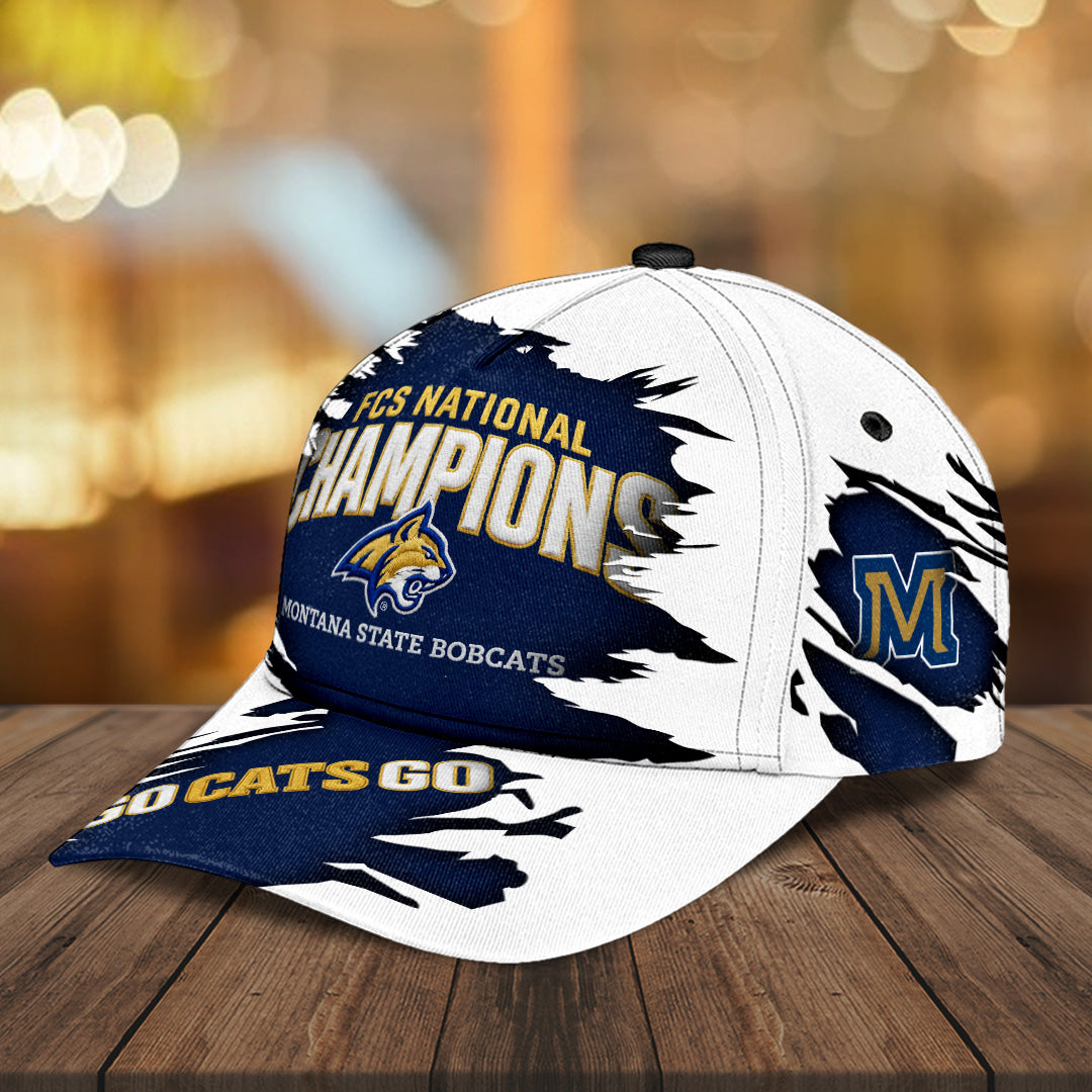 Montana State Bobcats Football 2025 National Champions Classic Cap – MAITM14481