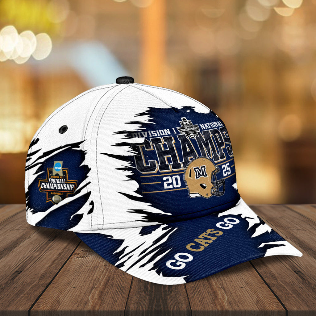 Montana State Bobcats Football 2025 National Champions Classic Cap – MAITM14485