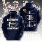 Montana State Bobcats Football 2025 National Champions 3D Apparel – MAITM14489