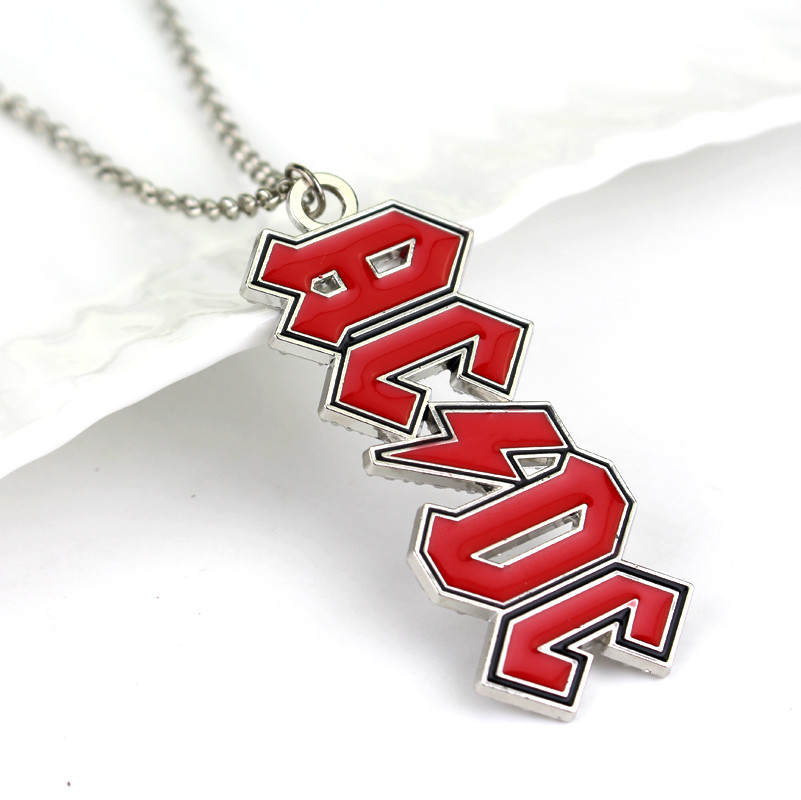 AC/DC Alloy Pendant Necklace – MAITMDROP002
