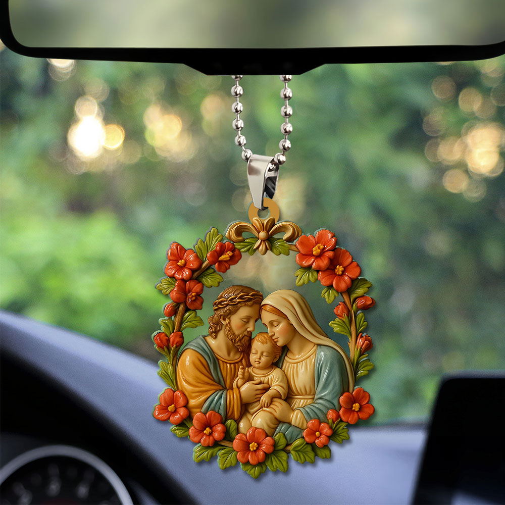 Maria Custom shape Clear 1-sided Acrylic Car Ornament – TMTHU 348
